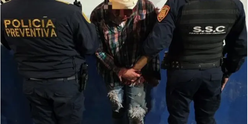 ‘Gallito’ armado en CDMX acabó descalabrado; tiene antecedentes penales