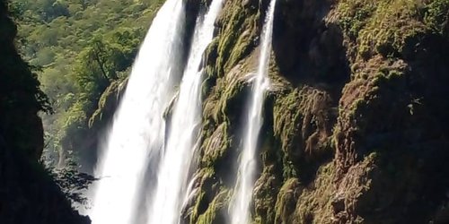 Con apoyo del Estado, regresa caudal a la Cascada del Tamul