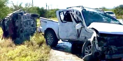 Dos hermanos maicenses heridos en fatal choque múltiple de carretera Cd Victoria- Matamoros
