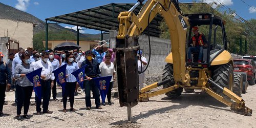 La Conagua y el ayuntamiento de Ciudad del Maíz inician construcción de infraestructura de agua potable