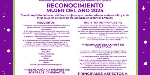 DIF Rioverde presenta la convocatoria para elegir a la Mujer del año 2024