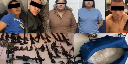 Aseguran armamento y droga en Chihuahua