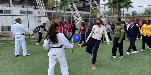 Defensa personal, zumba y pláticas ofreció DIF Rioverde a niñas y mujeres