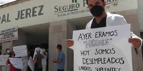 Despiden por WhatsApp a más de 100 enfermeros que atendieron pacientes Covid-19