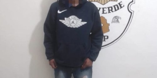 Policía municipal capturó a tipo con droga que pretendía robar negocios