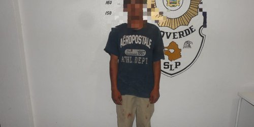 Policía de Rioverde detiene a sujeto por intento de homicidio en colonia San Rafael