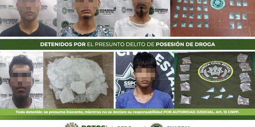 Más de 50 dosis de droga aseguradas por la Guardia Civil Estatal
