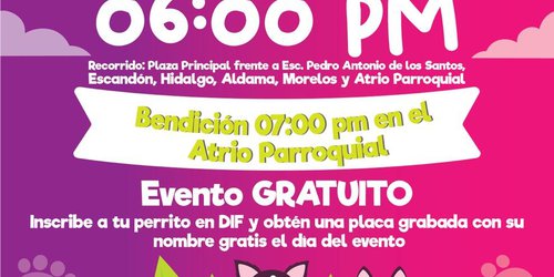 El DIF Rioverde invita a participar en caminata por el Día del Perro