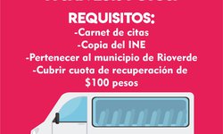 Reactiva DIF Rioverde servicios de traslados a hospitales de San Luis Potosí