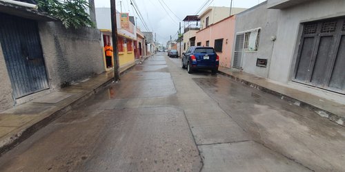Reponen con nueva línea, drenaje colapsado en Galeana
