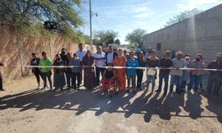 Alcalde Arnulfo Urbiola inauguró drenaje sanitario en barrio Los Ángeles