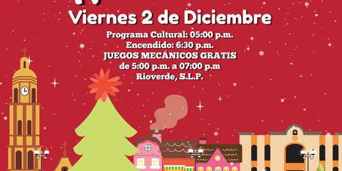 DIF Rioverde invita al encendido del árbol navideño este viernes