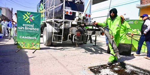 Ricardo Gallardo "enchula" la colonia Las Pilitas