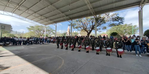 Segundo encuentro estatal de Bandas de Guerra en El Jabalí