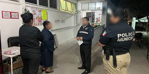 Escuadrón AVE resguardó a niña extraviada del Puente del Carmen