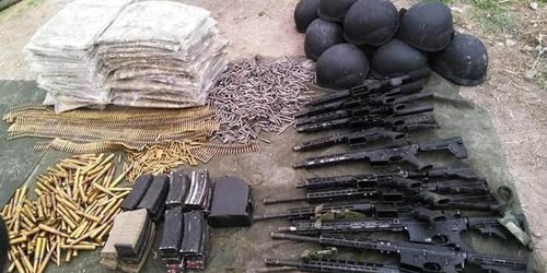 Desmantelan campamento de grupo delictivo en Matehuala