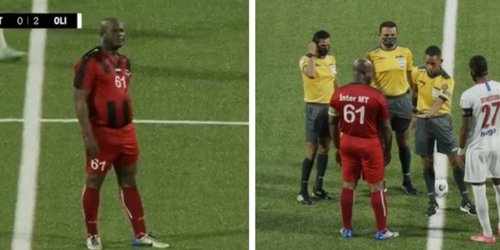 Ronnie Brunswijk, político de Surinam, debuta en futbol a los 60 años