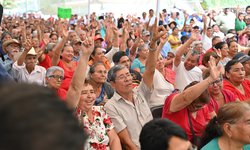 Reconocen habitantes de Tamasopo, apoyo de Ricardo Gallardo