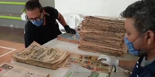 Donan hemeroteca al Archivo Histórico de Ciudad Fernández
