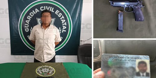 Guardia Civil detiene a hombres armados en Tanquián