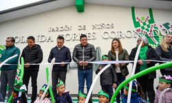 Ricardo Gallardo lleva más apoyo a la educación a Matehuala