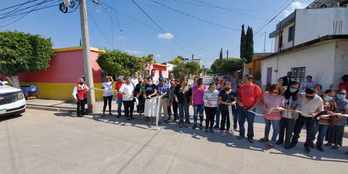 Arnulfo Urbiola inauguró tres obras de drenaje en colonia Los Naranjos