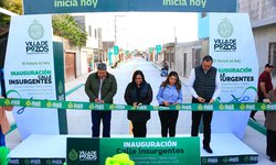 Paty Aradillas entregó rehabilitación de la calle Insurgentes en Rancho La Libertad