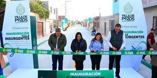 Paty Aradillas entregó rehabilitación de la calle Insurgentes en Rancho La Libertad