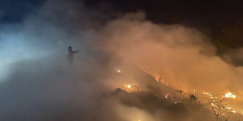 Se incendia basurero clandestino de San José del Tapanco