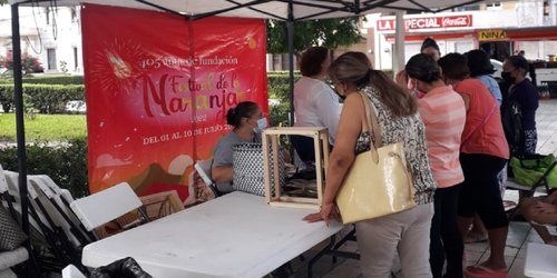 Instalaron módulo de la Instancia de la Mujer en plaza San Antonio