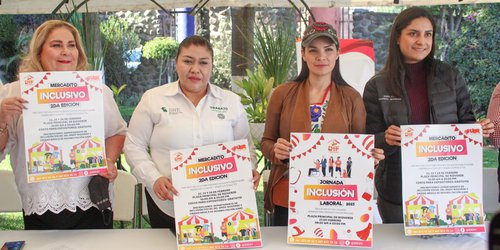 Jornada y Mercadito de Inclusión Laboral este 23 de febrero en la plaza de Rioverde