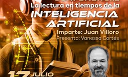 Juan Villoro presenta “Lectura en tiempos de IA”, en  la Capital Americana de la Cultura