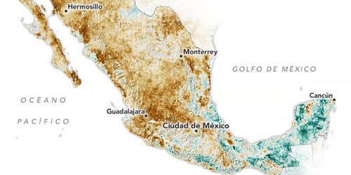 La NASA alerta que México vive la peor sequía en décadas