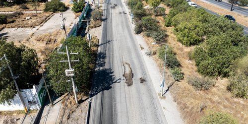 Potosinos celebran obras en laterales de la 57, que inició el Gobernador