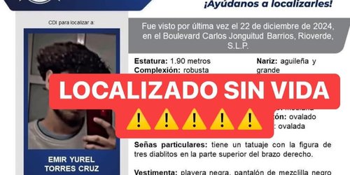 Encontraron a Emir Yurel Torres sin vida