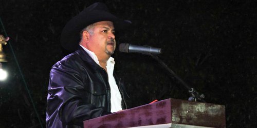 Rinde informe en San Ciro, alcalde Luis Carlos Pereyra