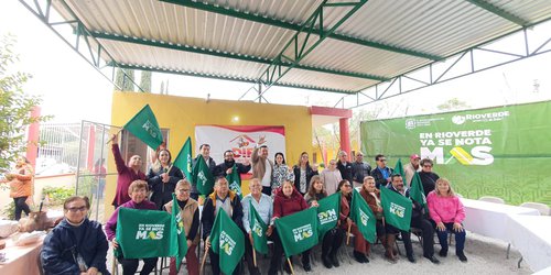 Alcalde entrega techado en Casa Hogar de maestros jubilados