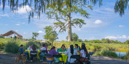 Voluntariado del mural “Raíces” visitó el manantial Los Peroles