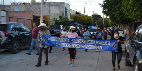 Promueven prevención del delito en fraccionamiento La Piedad