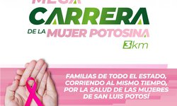 DIF Estatal invita a "Mega carrera de la mujer potosina"