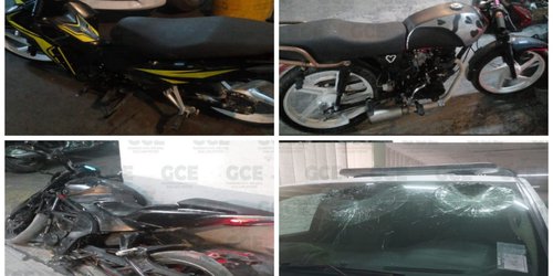 Desmantelan inmueble donde guardaban motocicletas robadas
