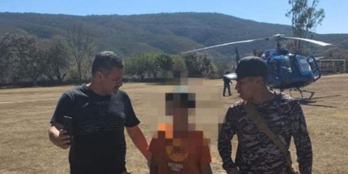 Localizan a niño extraviado en sierra de Guadalcázar