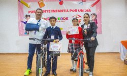 El niño Sergio Balderas y niña Ilse Hernández son electos Presidente Infantil por un Día