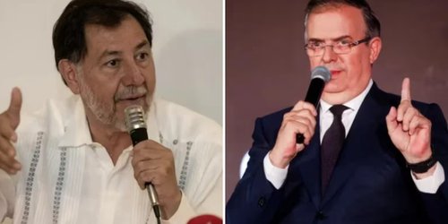 Pelea entre corcholatas: Noroña se burla de Marcelo Ebrard tras publicación en X