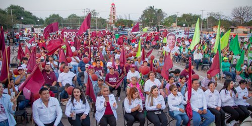En Ojo de Agua de Solano respaldan a Rodolfo Loredo