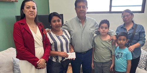 Oscar Bautista beca a niñas y niños de la Orquesta Sinfónica Infantil del Refugio