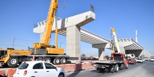 Mega proyecto de puente vehicular en Soledad, lleva 50 por ciento de avance