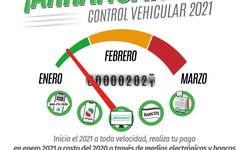 Durante enero el pago de control vehicular con tarifa de 2020: Daniel Pedroza