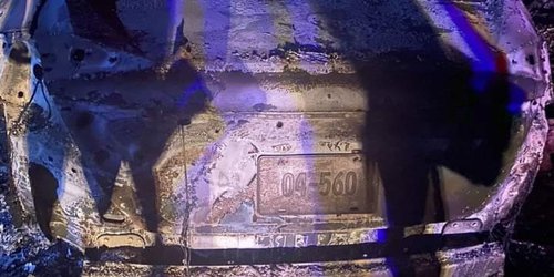 Incineran vehículo de la Guardia Estatal en Tamasopo, y no aparece patrullero