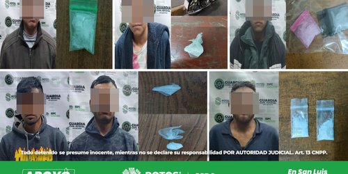 Guardia Civil arresta  23 personas, y les aseguró dosis de droga
